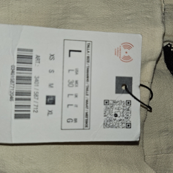 Zara contrasting lace midi dress - Picture 5 of 5